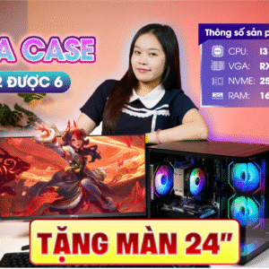 Bạn có muốn nhận PC Core i3 13100F, RX 580 8G, RAM 16G, NVME 256G và được tặng kèm màn hình 24 inch không?