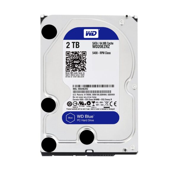Bạn đang tìm Ổ cứng HDD WD 2TB Blue 3.5 inch, 7200RPM, SATA, 256MB Cache (WD20EZBX)?