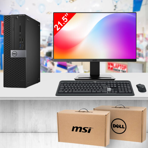 Bạn đang tìm kiếm Máy tính để bàn Dell Optiplex 3050|5050|7050 SFF i3 7100 và Màn hình MSI PRO MP225 21.5 inch FHD VA 100Hz?