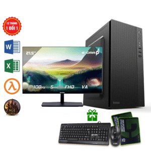 Cấu hình PC văn phòng Core i5 12400, RAM 8G, NVMe 256G, màn 22 inch, Wifi/Bluetooth liệu có phù hợp không?