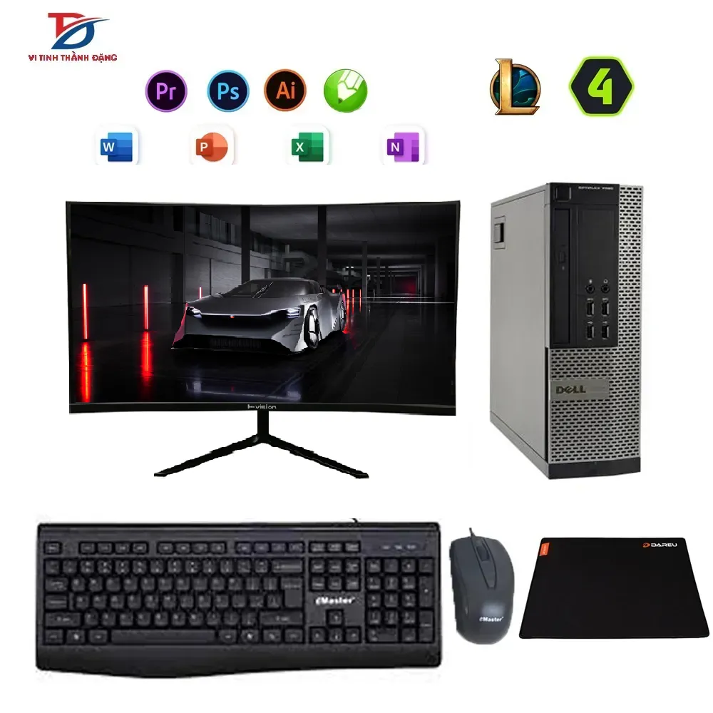 Đây có phải là Máy Tính Bộ Dell Core i5 4570, Ram 8G, SSD 256G, LCD 22in không?