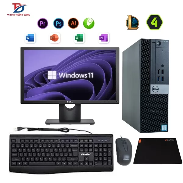 Máy Tính Bộ Dell Core i3 6100, Ram 8G, SSD 256G, LCD 22in phải không?