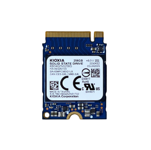 SSD NVME KIOXIA 256GB BG4 có tốc độ đọc 2200 MB/S và ghi 1400MB/S, chuẩn PCIE GEN 3X4 M.2 2230 không?