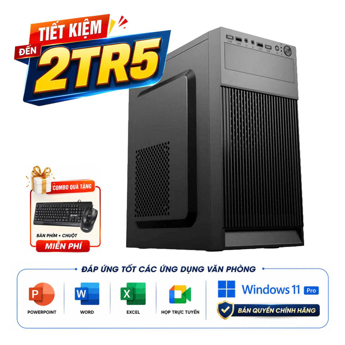 PC VP I5 10400 | 16GB | 256GB | WIN 11 PRO BẢN QUYỀN không?